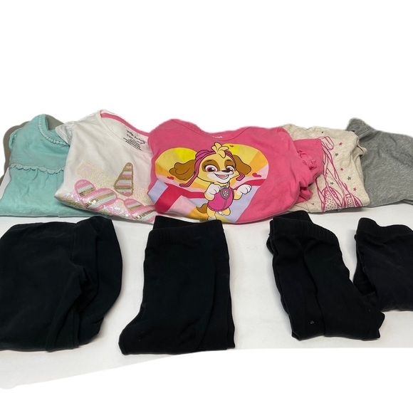 Girls sz 6- 8 spring summer bundle sequin cat nickelodeon paw patrol 8 items fun - Picture 1 of 16